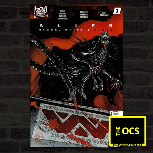 Marvel Comics Alien: Black, White & Blood #01A Regular Cover