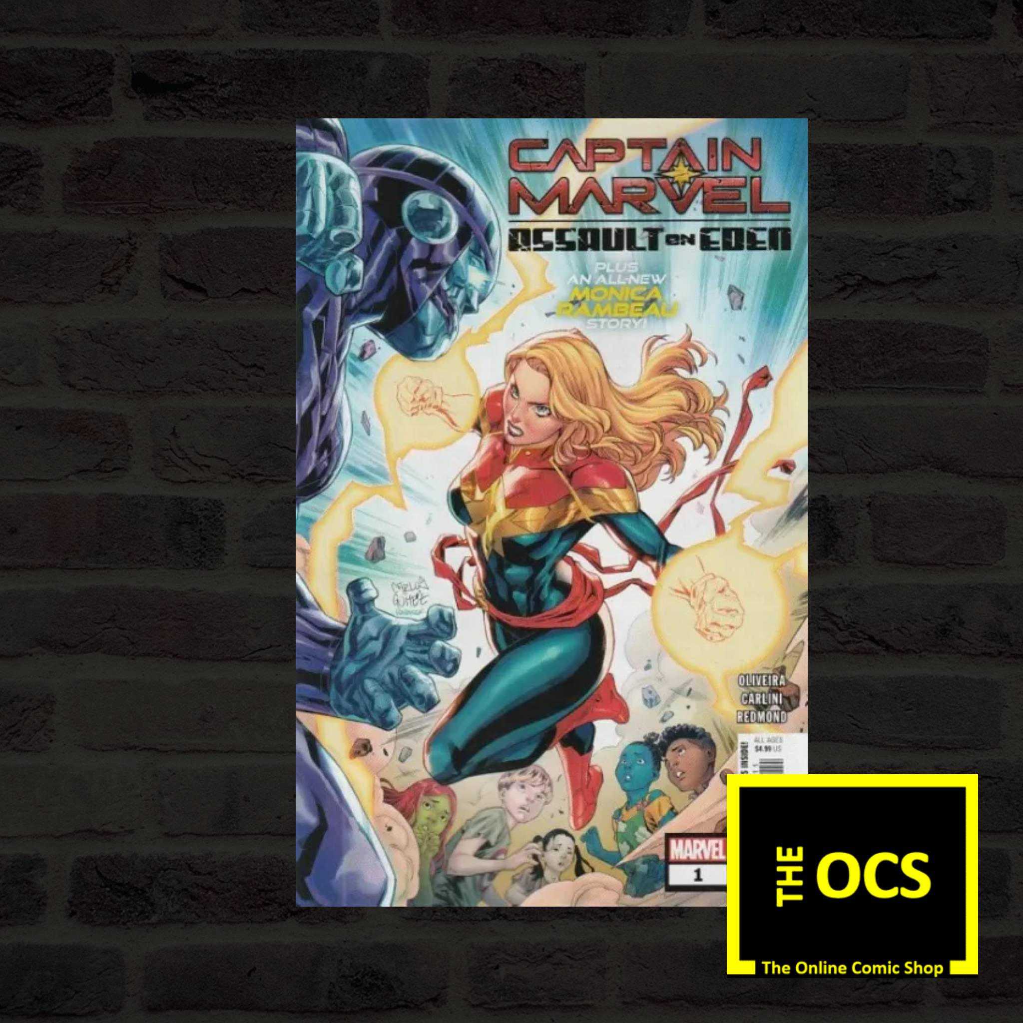 Marvel Comics Captain Marvel: Assault on Eden #01A Regualr Cover