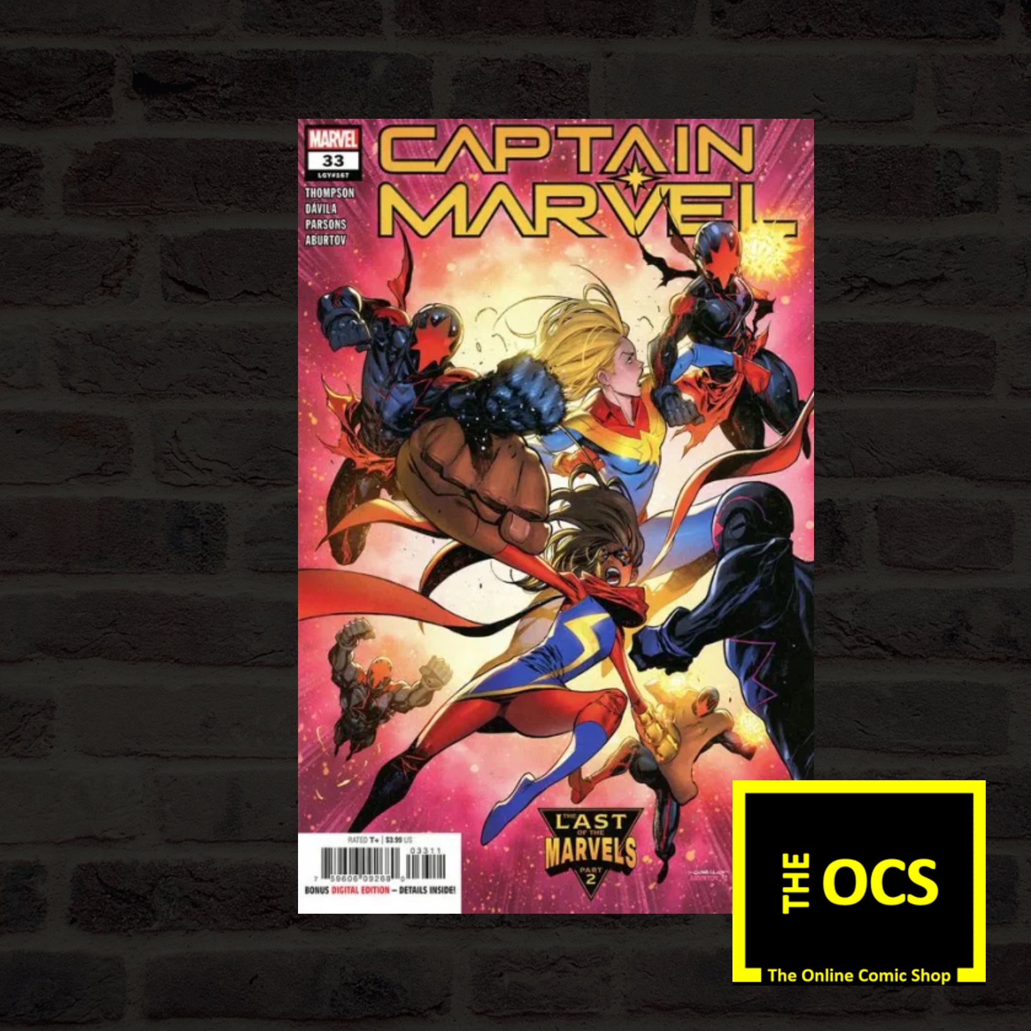 Marvel Comics Captain Marvel, Vol. 11 #33A Regular Cover