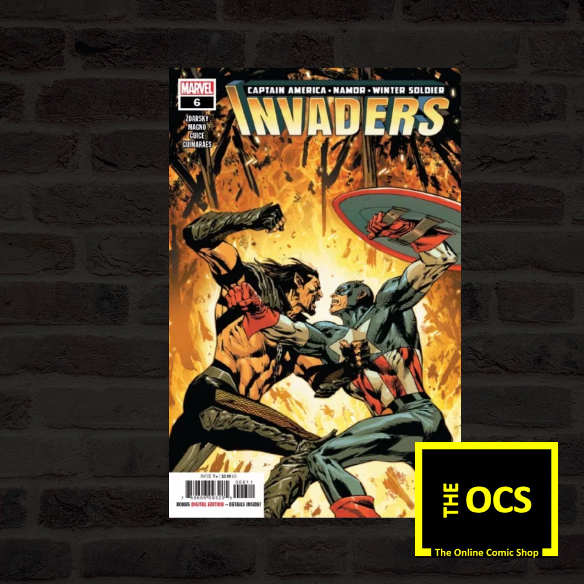 Marvel Comics Invaders #06 Regular Cover